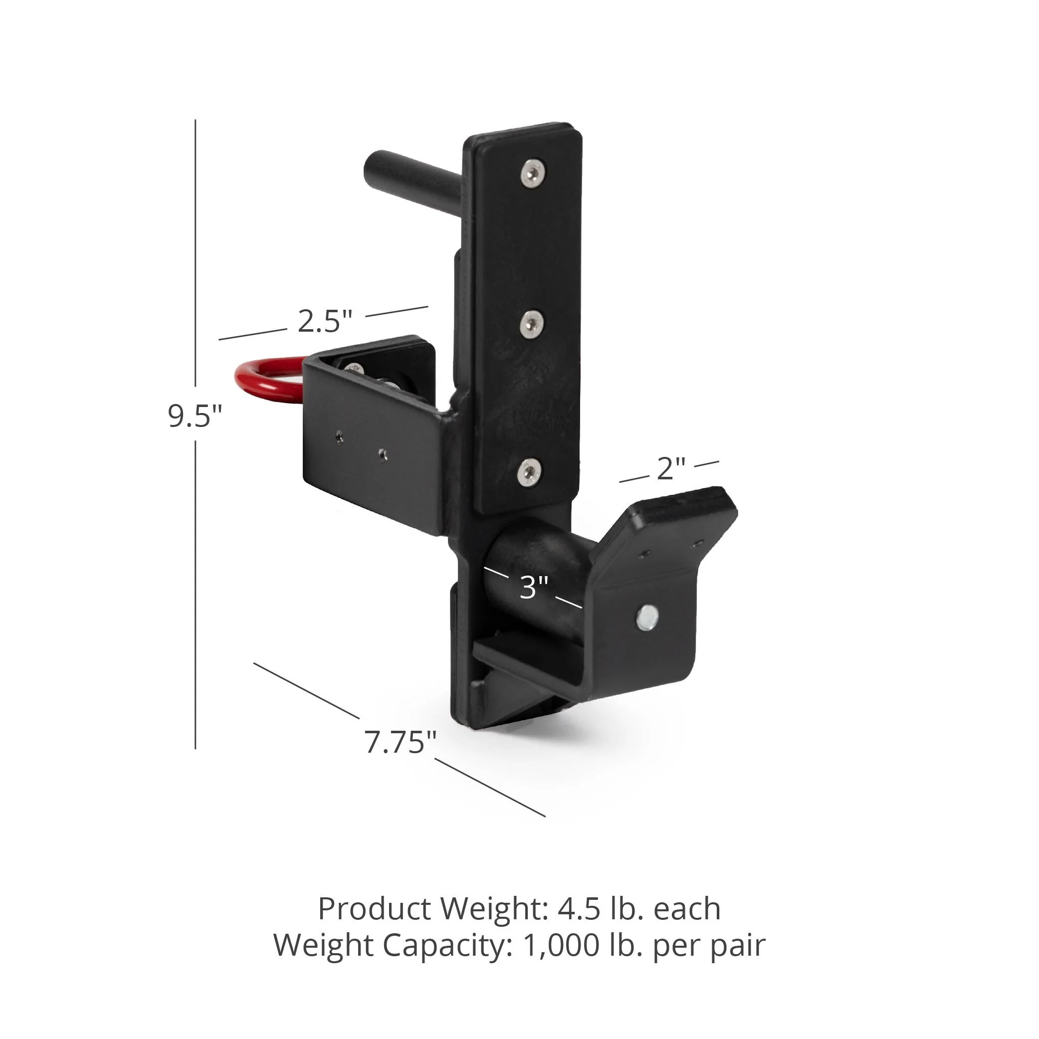 Scratch and Dent, T-3 Series Roller J-Hooks | Pair - Image 11