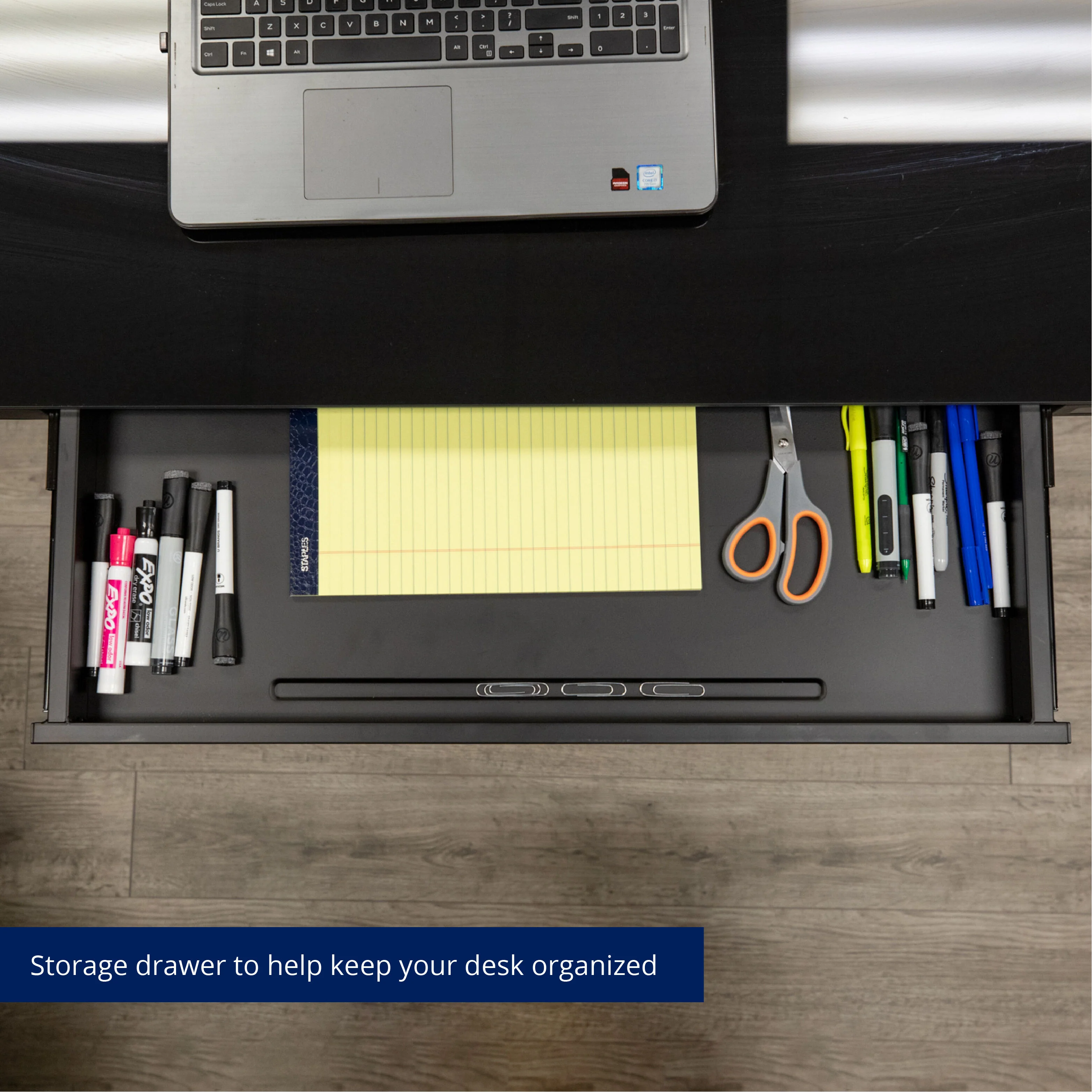 Scratch and Dent - Titan Adjustable Glass Top Standing Desk - FINAL SALE - Image 5