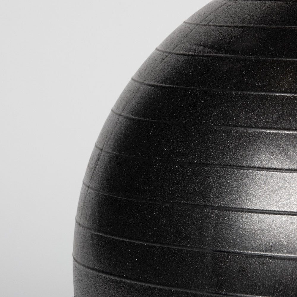 65cm Black Exercise Stability Ball - Image 3