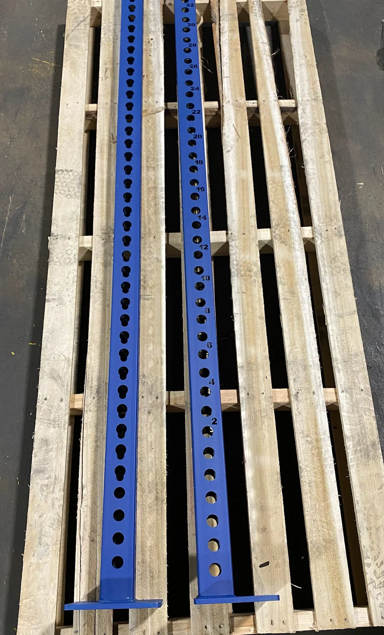 Scratch and Dent, TITAN Series 100" Uprights - Navy