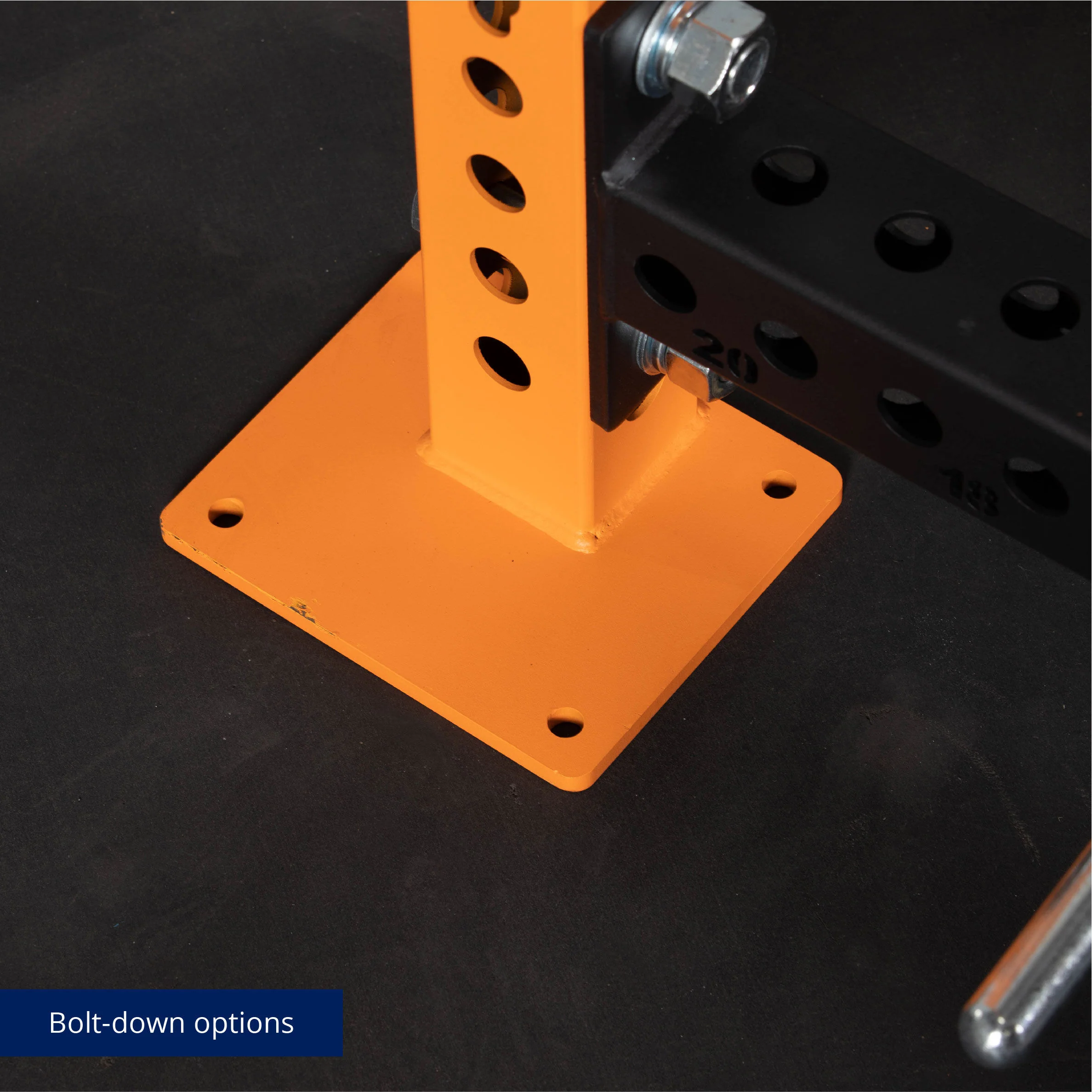 Scratch and Dent, Titan Series Orange Bolt Down Uprights | 2 Pack - Image 3
