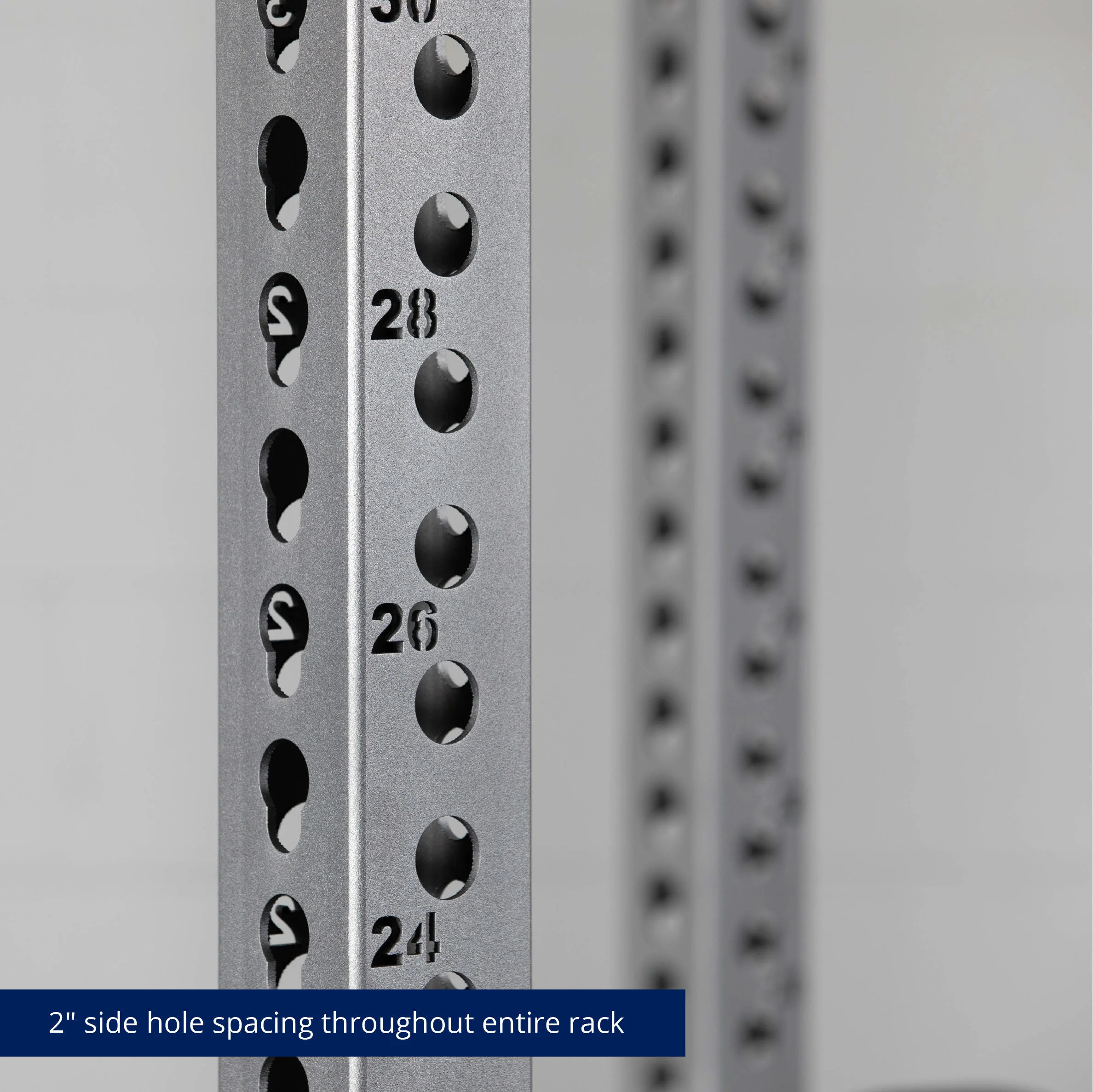 Scratch and Dent - TITAN Series 100" Uprights - Silver - FINAL SALE - Image 2