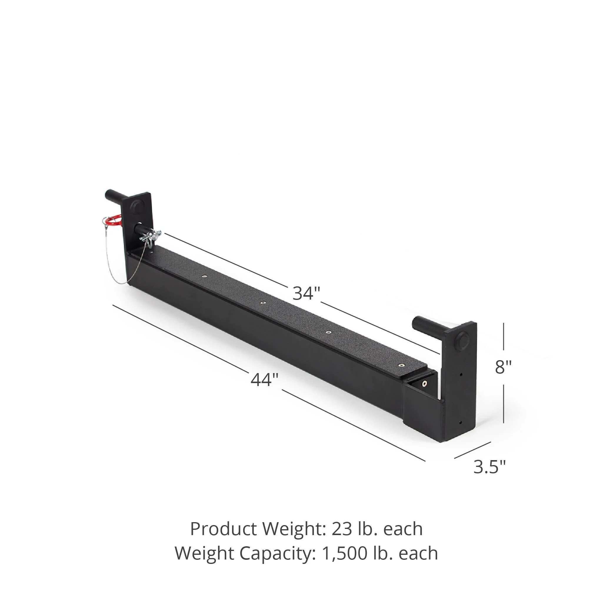 Scratch and Dent - TITAN Series 36-in Flip Down Safety Bars - FINAL SALE - Image 2