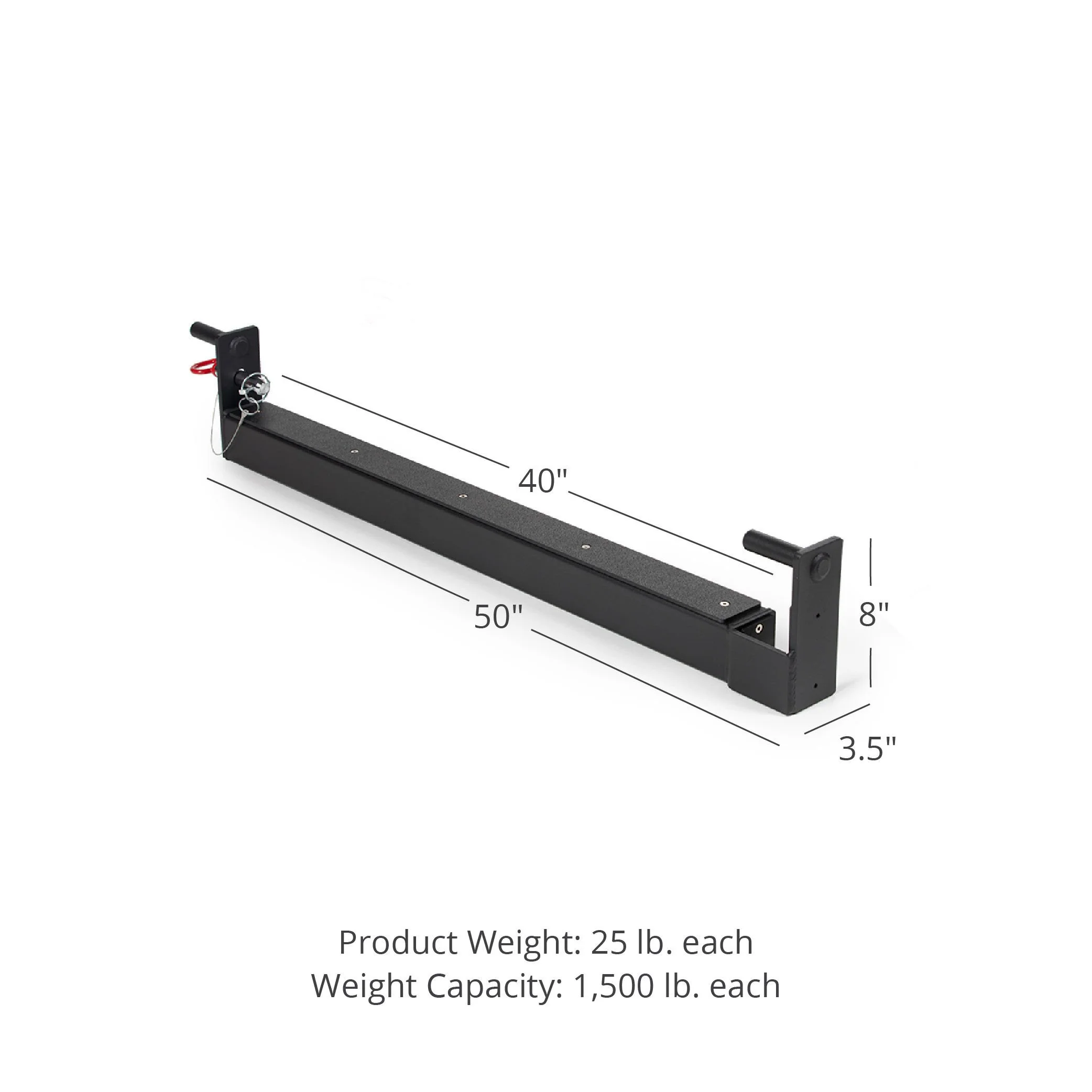 Scratch and Dent - TITAN Series 42-in Flip Down Safety Bars - FINAL SALE - Image 2