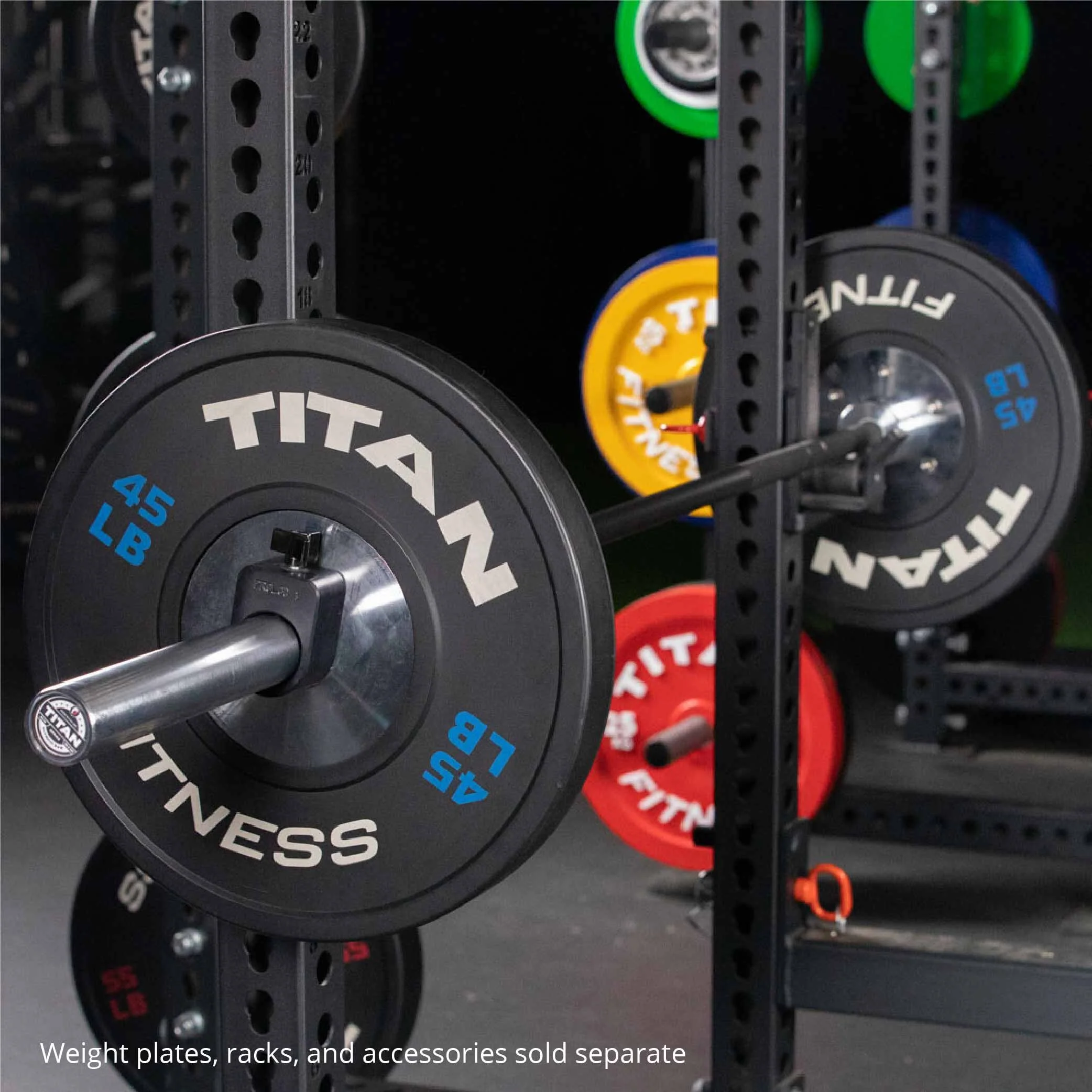 Scratch and Dent - TITAN Series Cerakote Olympic Barbell | Black Cerakote - FINAL SALE - Image 3