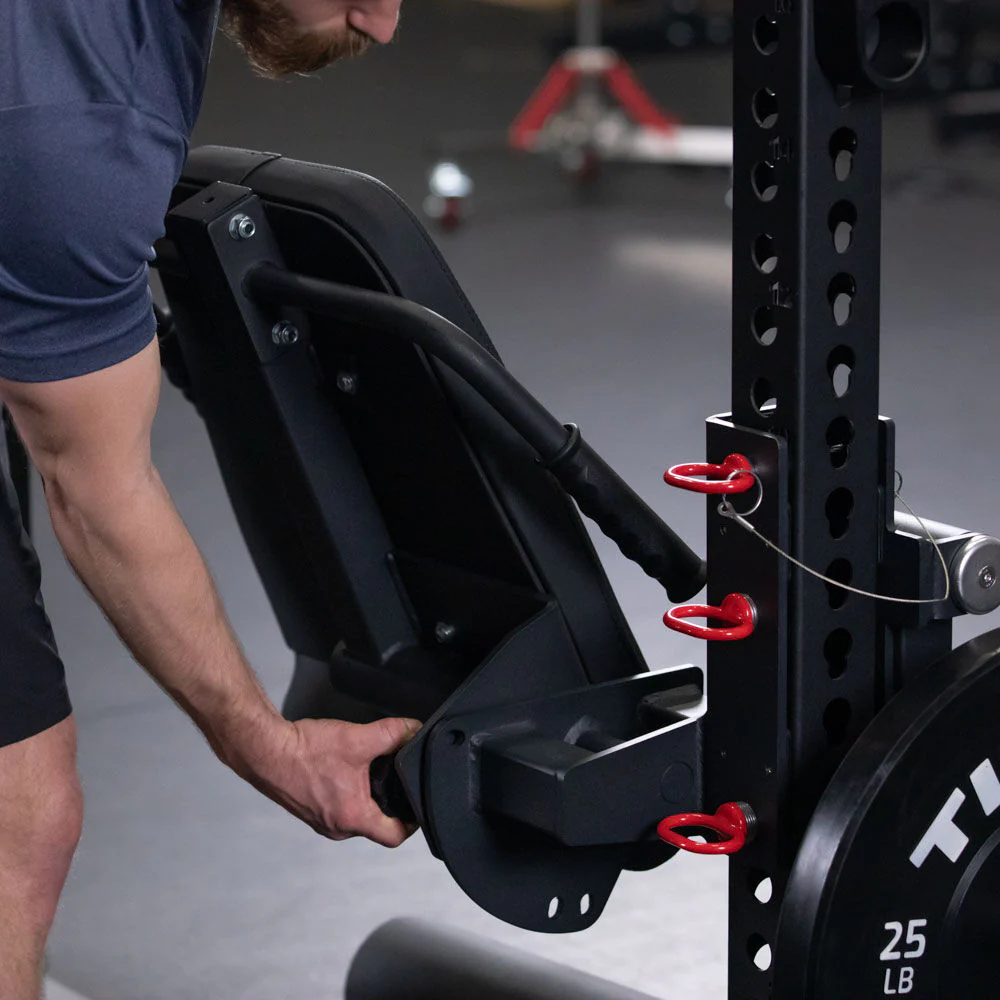 Scratch and Dent, TITAN Series Rack Mounted Leg Curl and Extension - Image 4