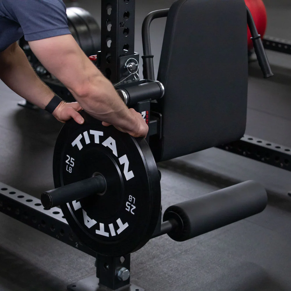 Scratch and Dent, TITAN Series Rack Mounted Leg Curl and Extension - Image 5