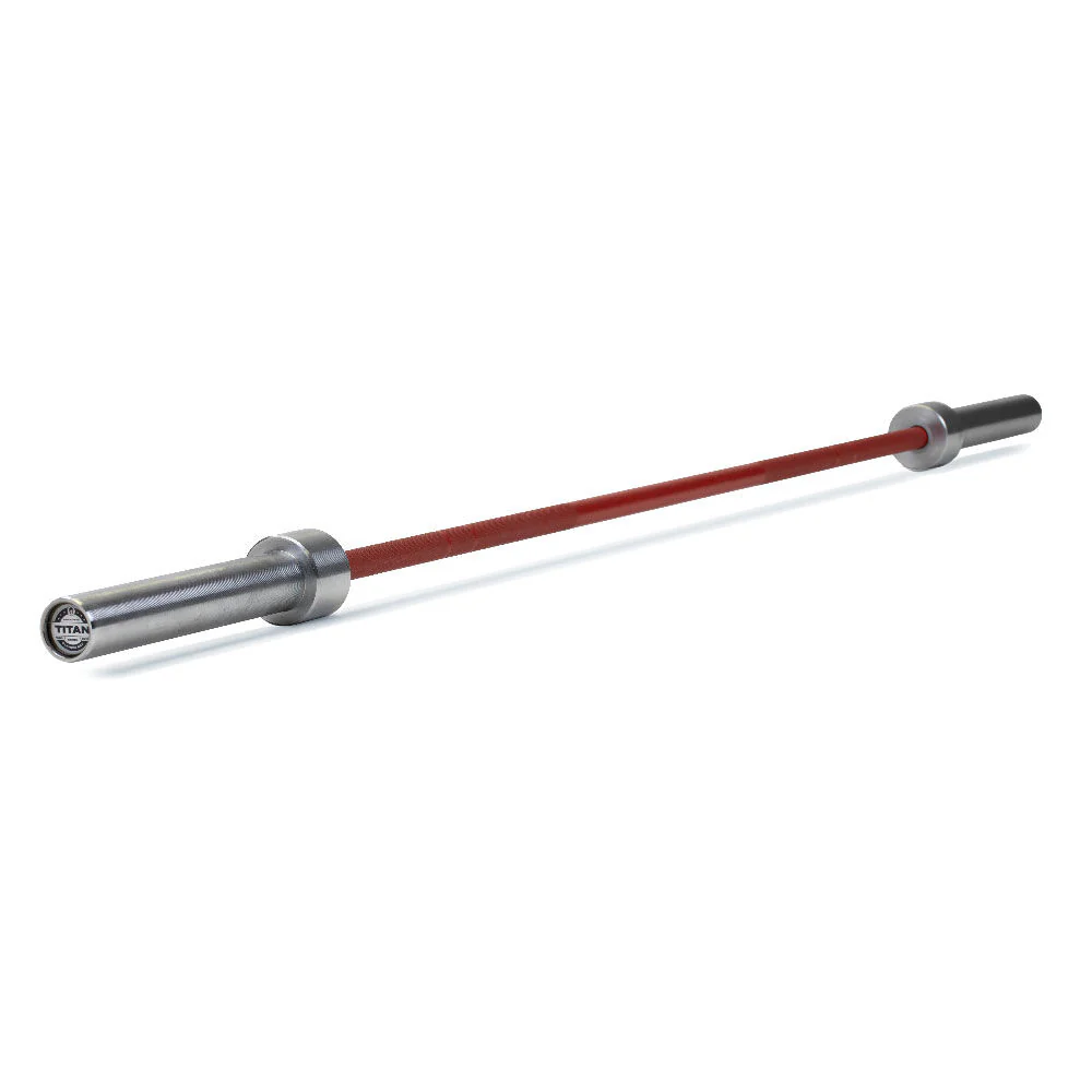 Scratch and Dent, TITAN Series Women’s Olympic Barbell | Red Cerakote