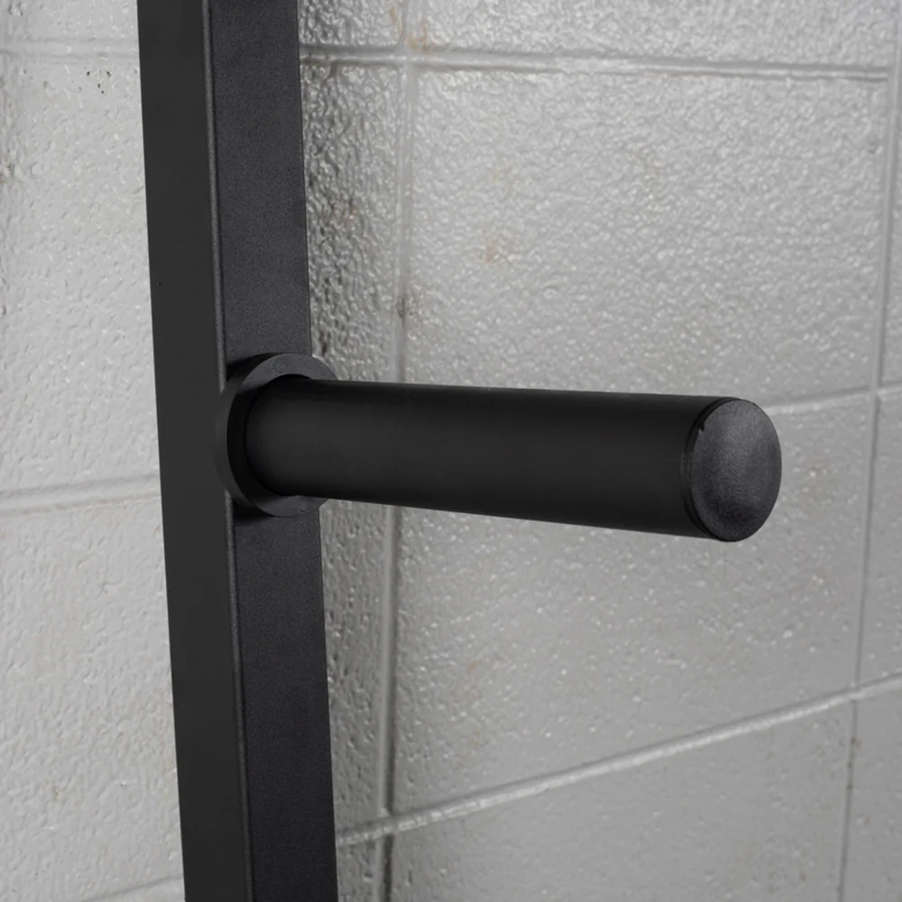 Wall Mounted 4-Peg Olympic Bumper Plate Weight Rack - Image 3