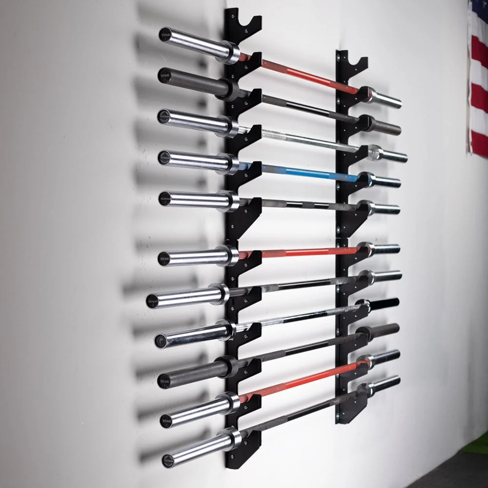 Scratch and Dent, Wall Mounted 6 Barbell Rack V2 - Image 2
