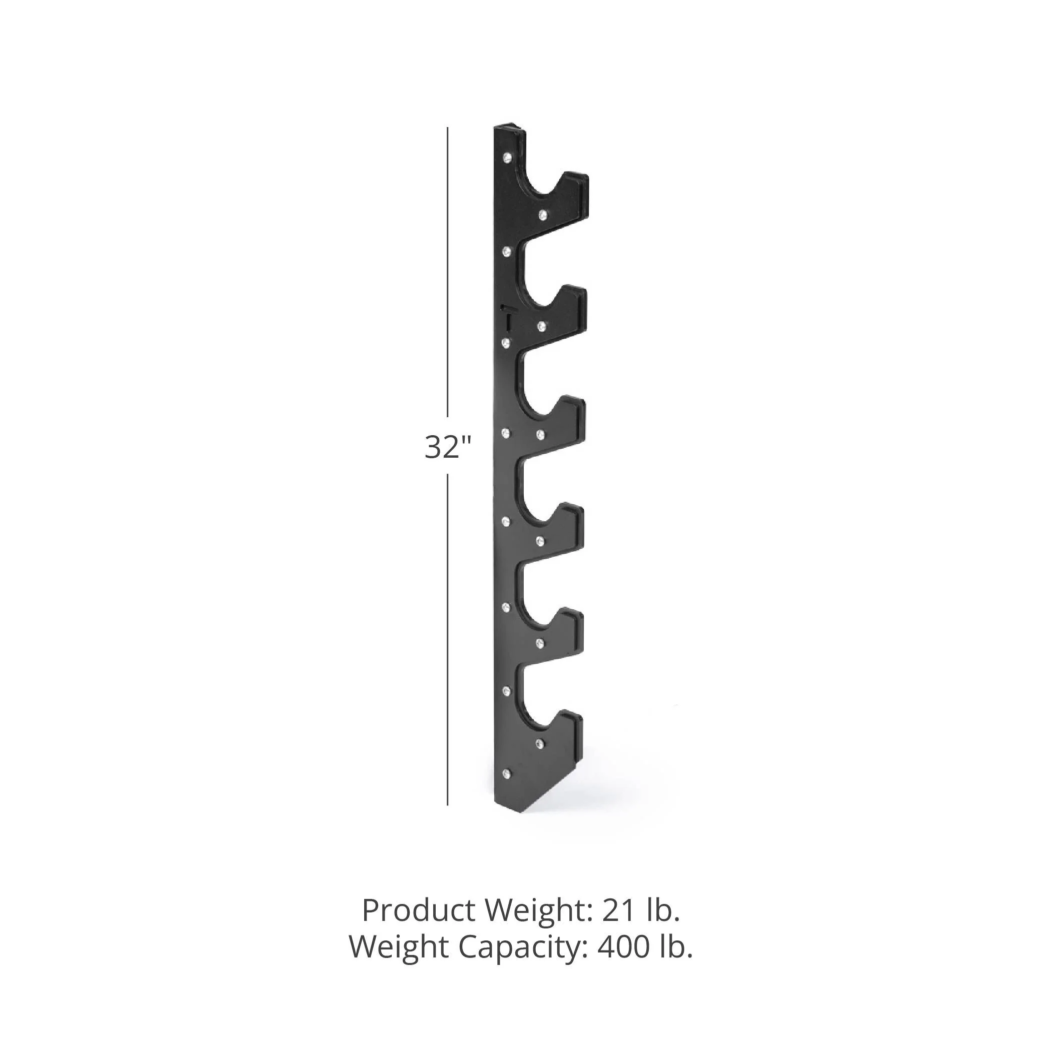 Scratch and Dent, Wall Mounted 6 Barbell Rack V2 - Image 5