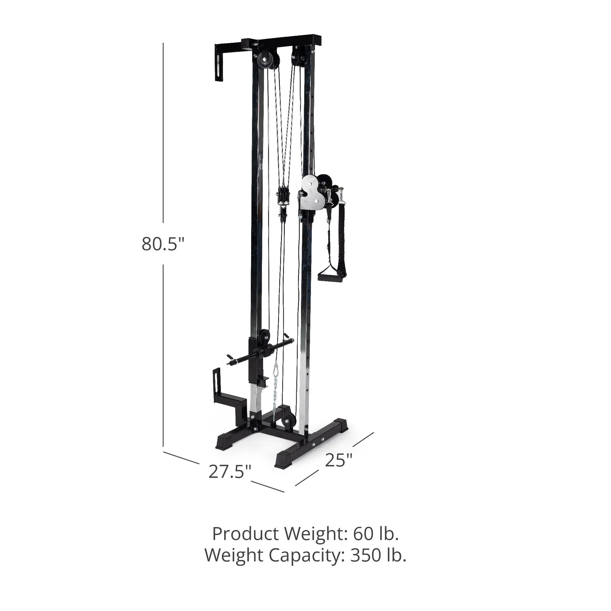 Scratch and Dent - Wall Mounted Pulley Tower – Short – V3 - FINAL SALE - Image 2