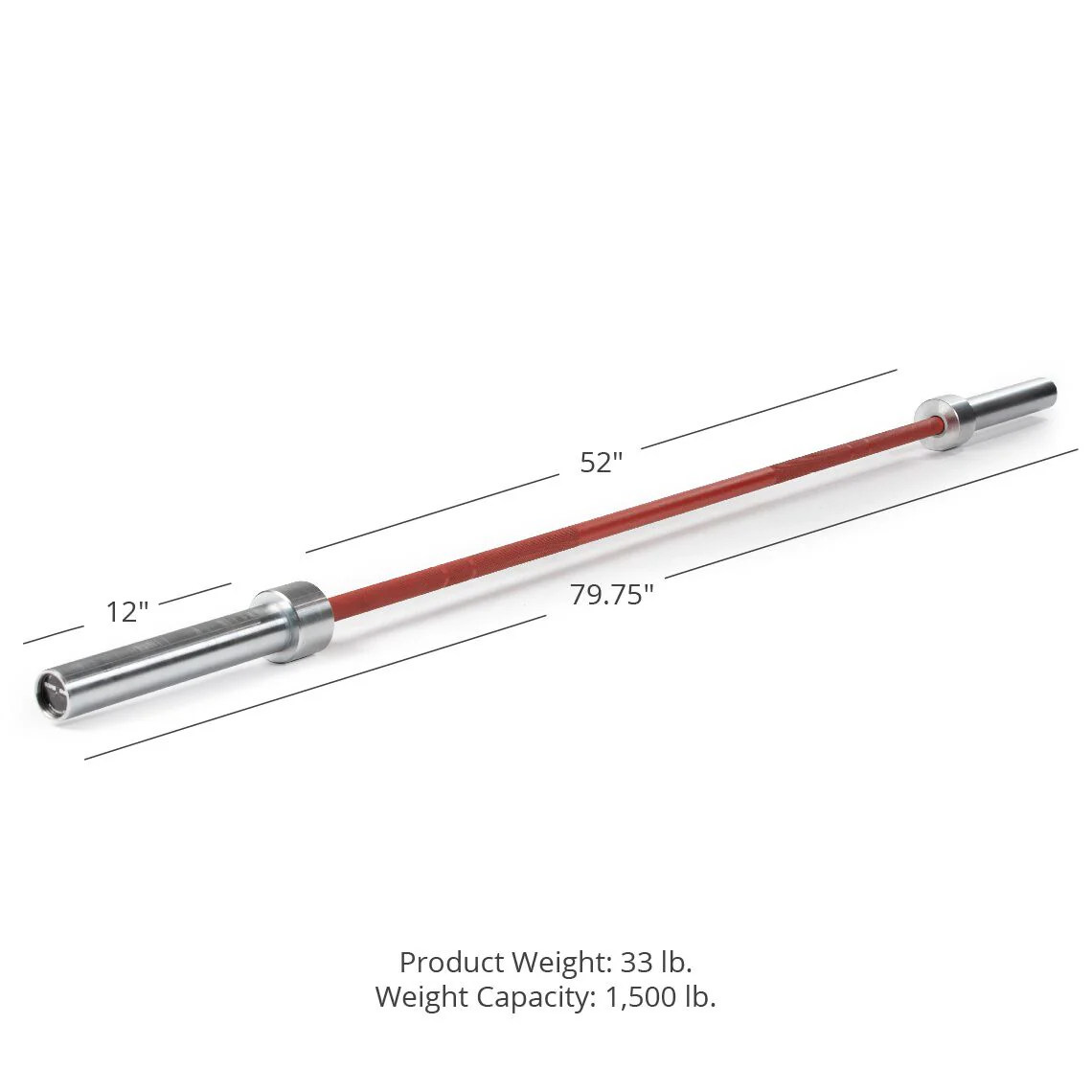 Scratch and Dent - Women’s Olympic Bombshell Bar | Made In USA | Red Cerakote - FINAL SALE - Image 6
