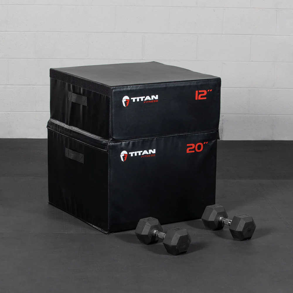 Stackable Soft Foam Plyometric Box Set - Image 3