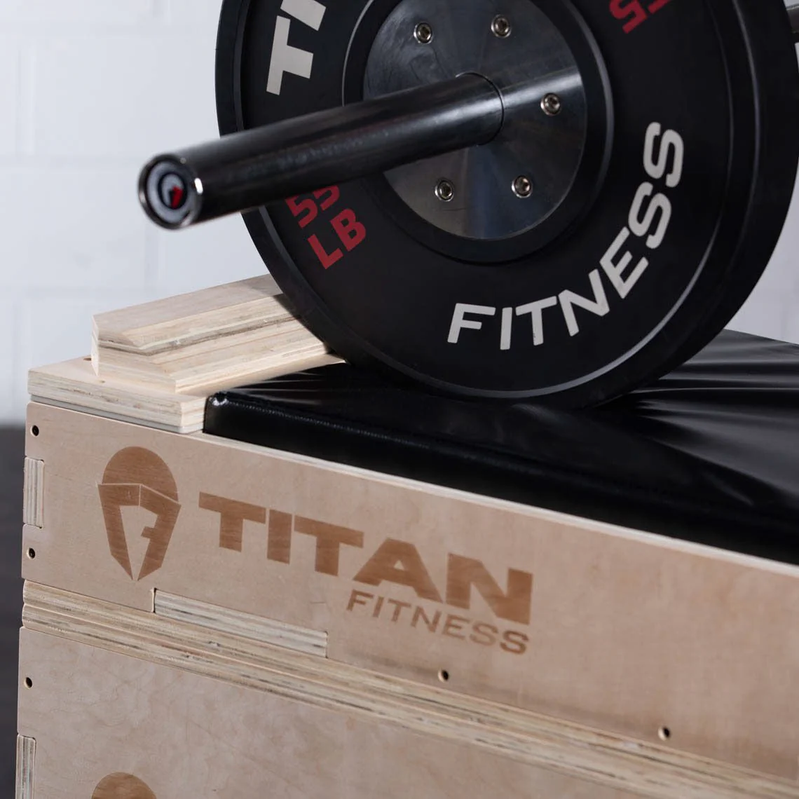 Stackable Wood Jerk Blocks with Silencer Pad - Image 4