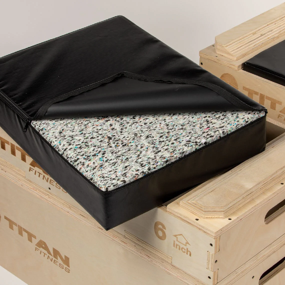 Stackable Wood Jerk Blocks with Silencer Pad - Image 7