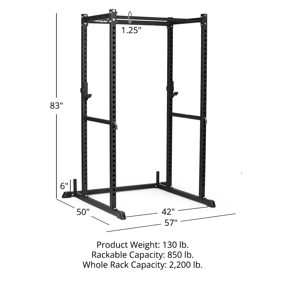 Scratch and Dent, T-2 Series Power Rack | 83" Black - Image 10