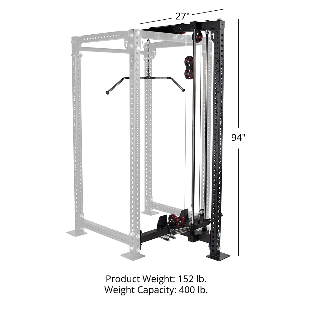 TITAN Series Lat Tower Power Rack Attachment - Image 12