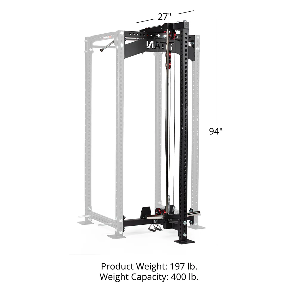 TITAN Series Lat Tower Power Rack Attachment - Image 36