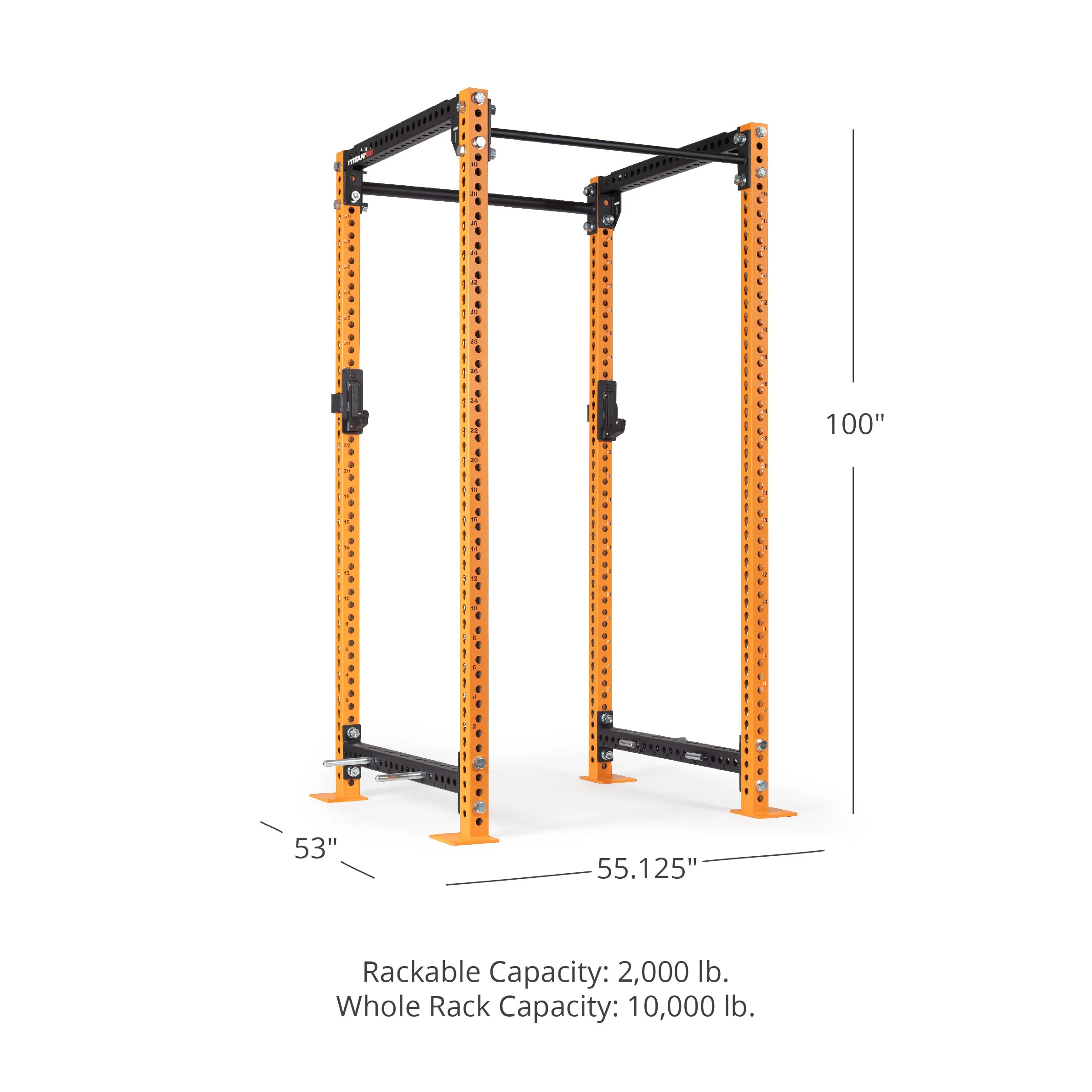 TITAN Series Power Rack 100" 36" - Image 15
