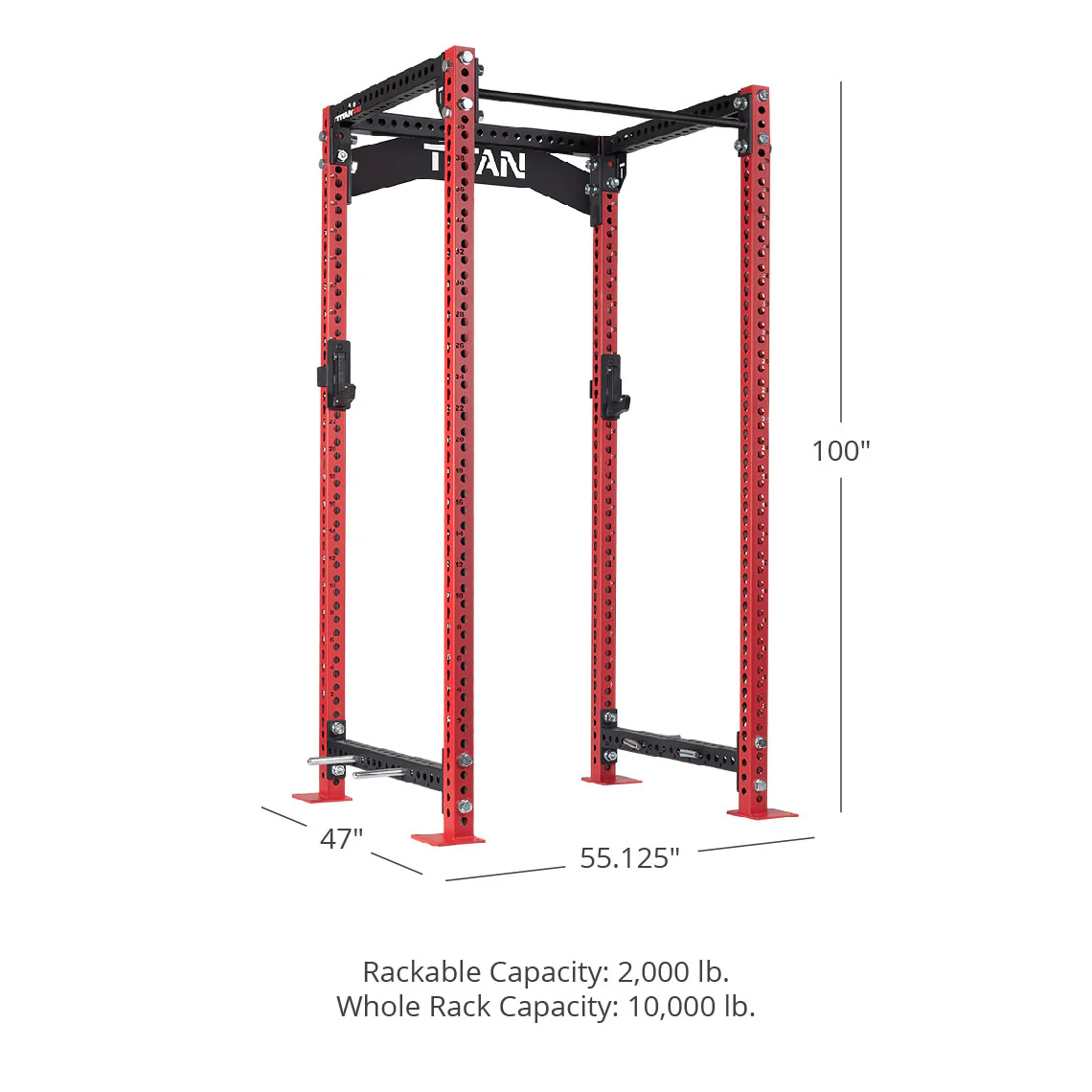TITAN Series Power Rack 100" 36" - Image 207