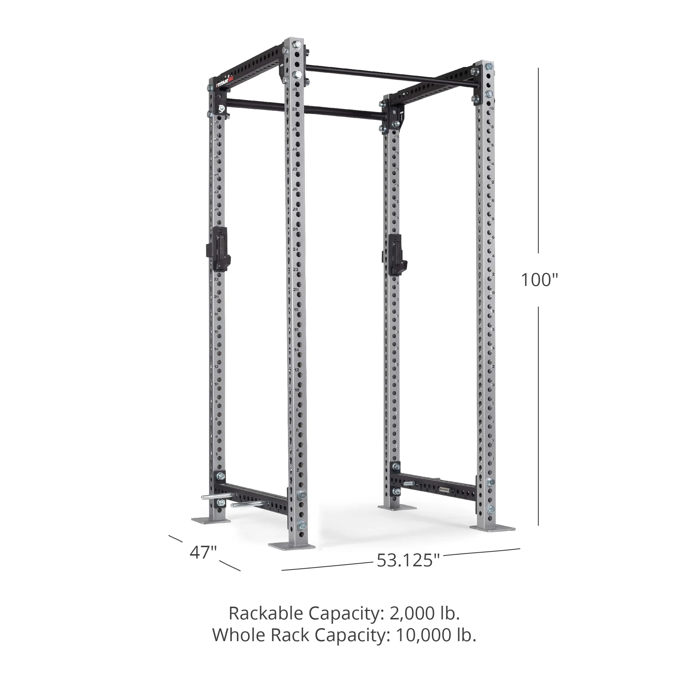 TITAN Series Power Rack 100" 36" - Image 25