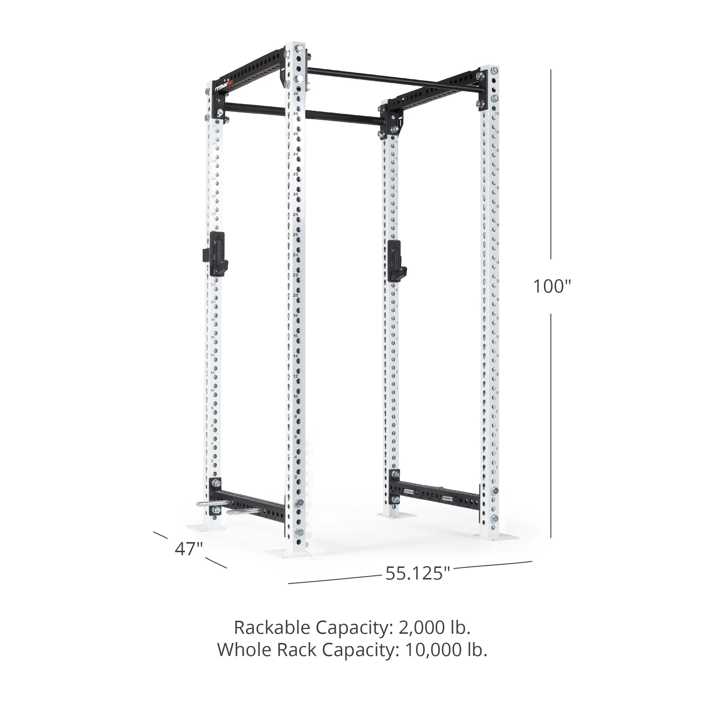 TITAN Series Power Rack 100" 36" - Image 30