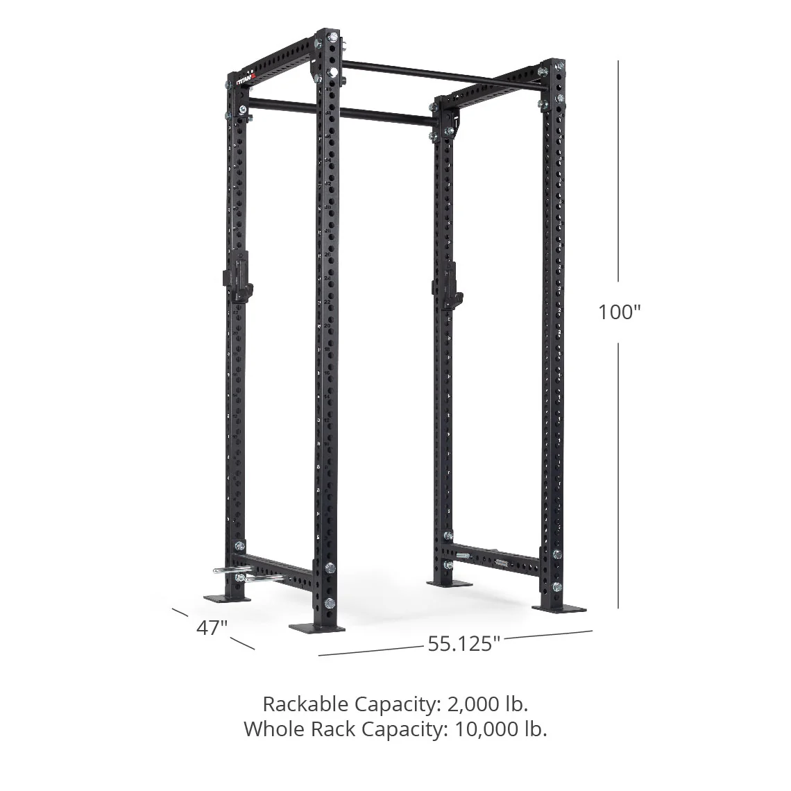 TITAN Series Power Rack 100" 36" - Image 36