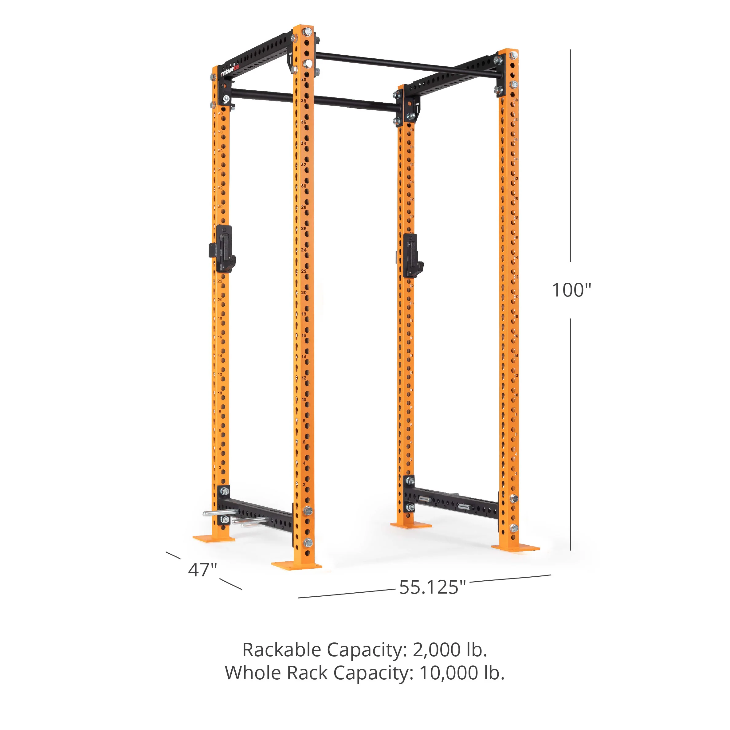TITAN Series Power Rack 100" 42" - Image 16