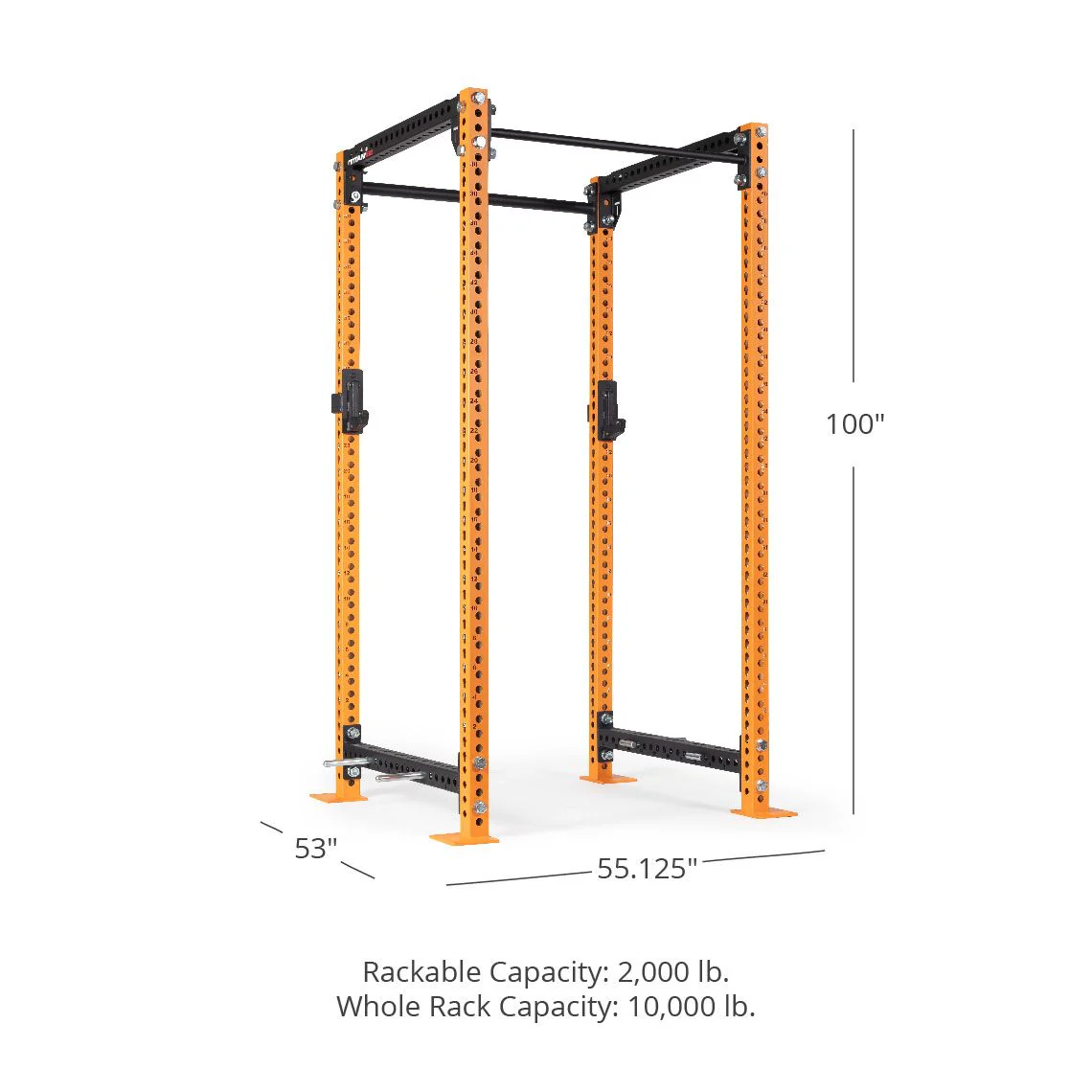 TITAN Series Power Rack 100" 42" - Image 49