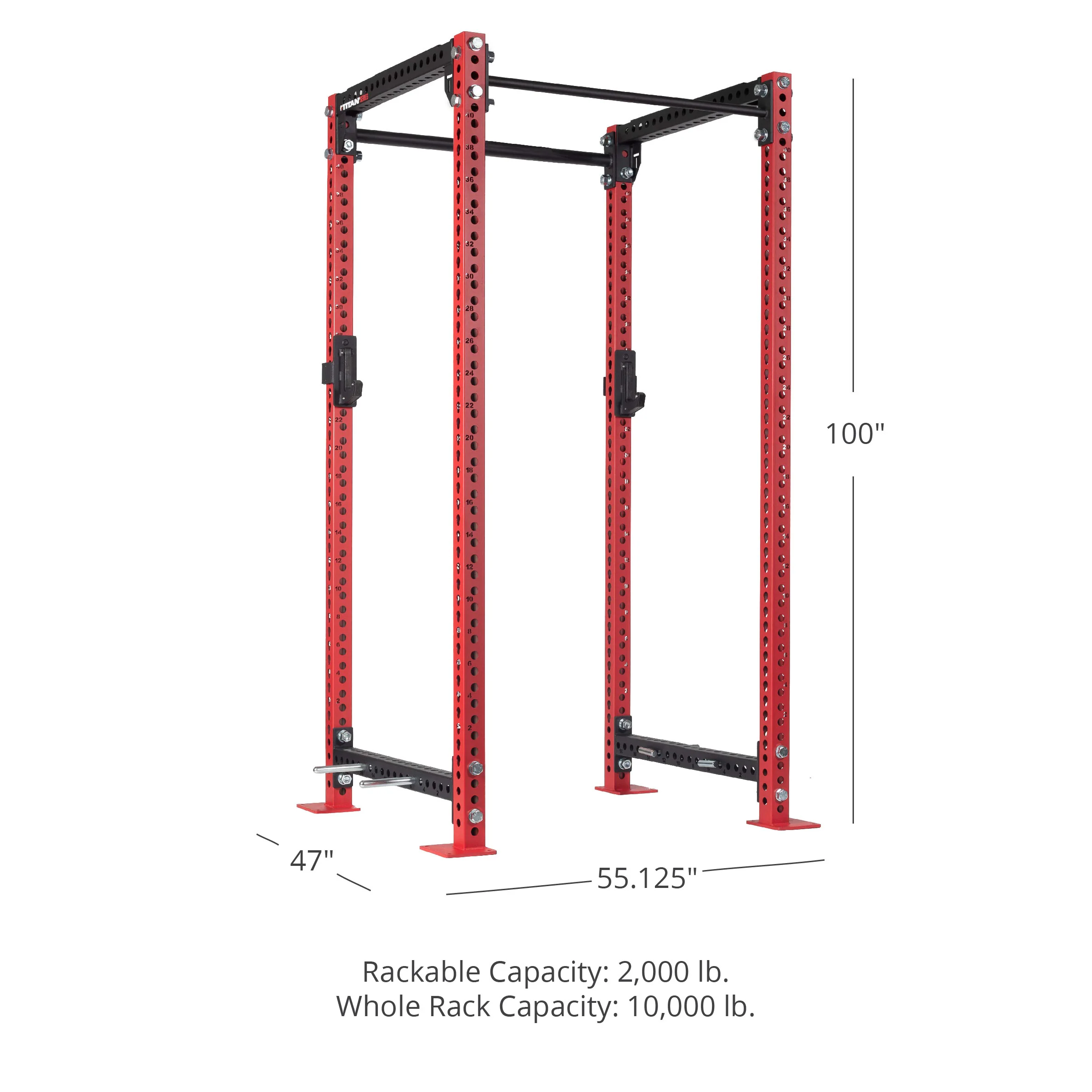 TITAN Series Power Rack 100" 42" - Image 91