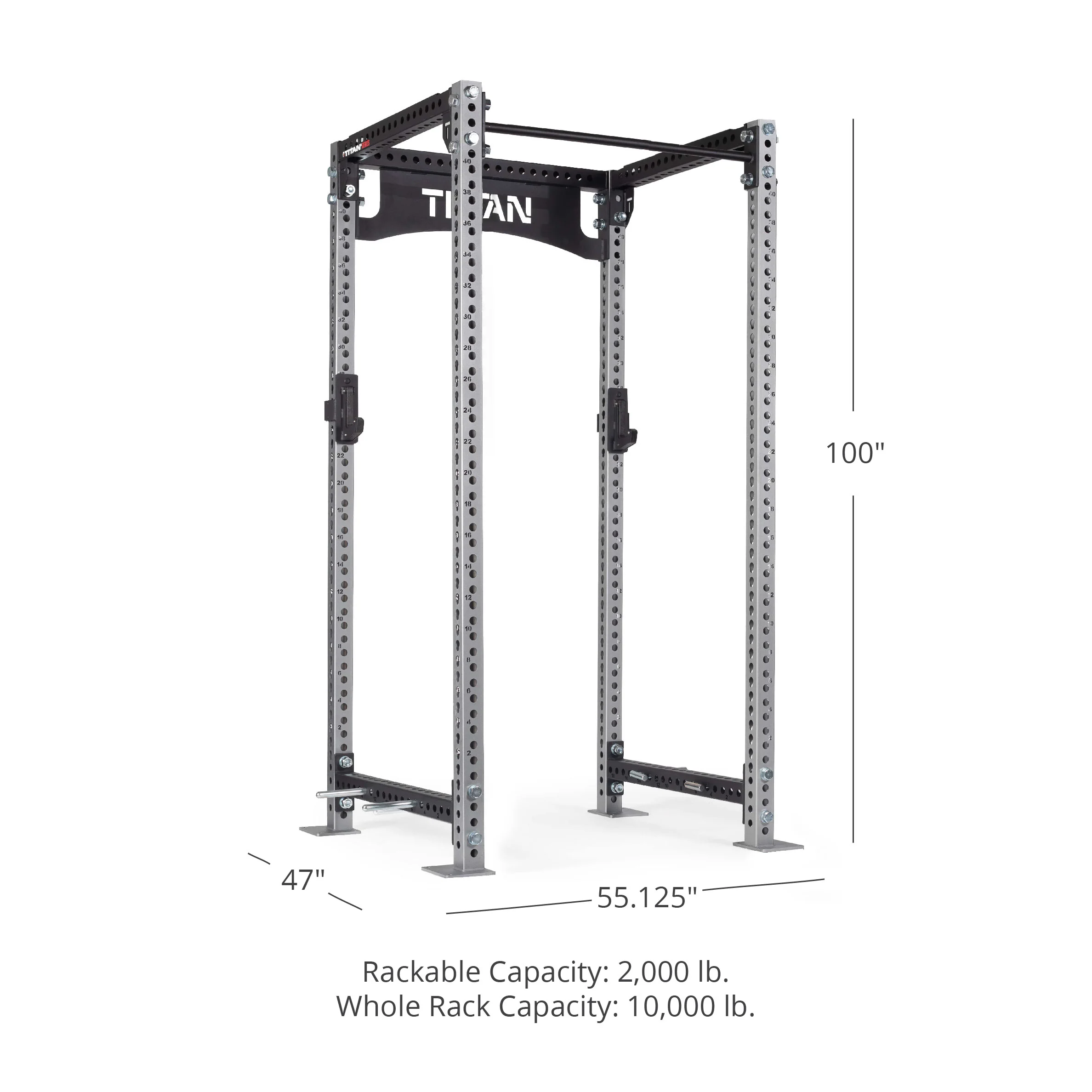 TITAN Series Power Rack 100" 42" - Image 97