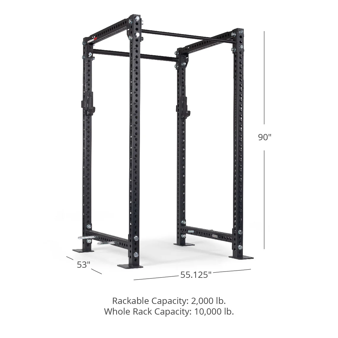TITAN Series Power Rack 90" 42" - Image 36