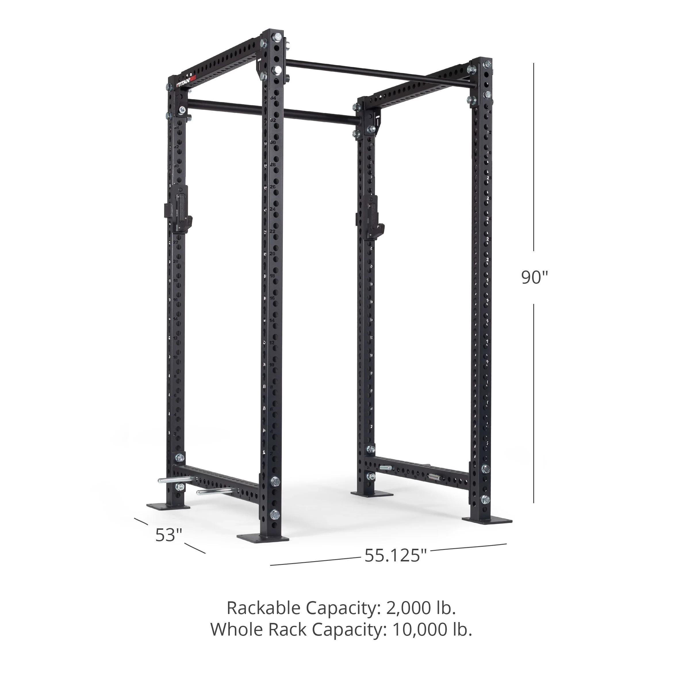 TITAN Series Power Rack 90" 42" - Image 5