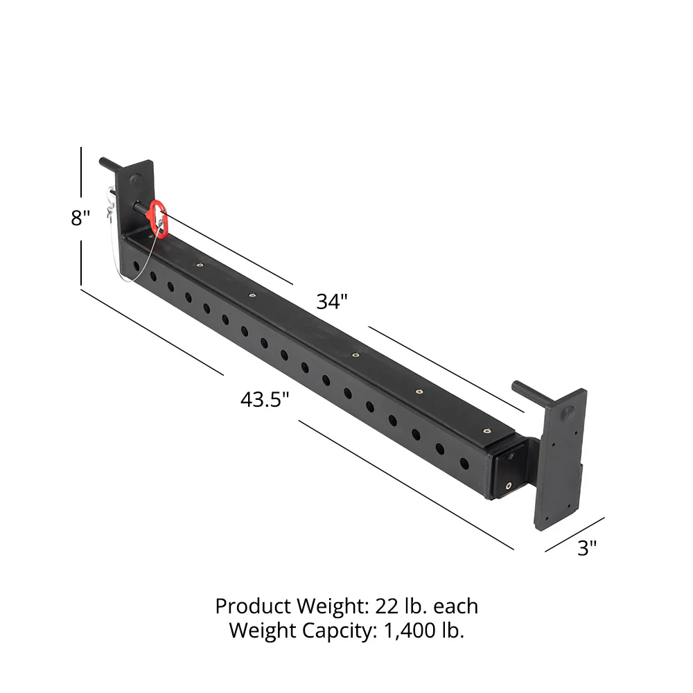 X-3 Series Flip-Down Safety Bars—36" Depth - Image 7