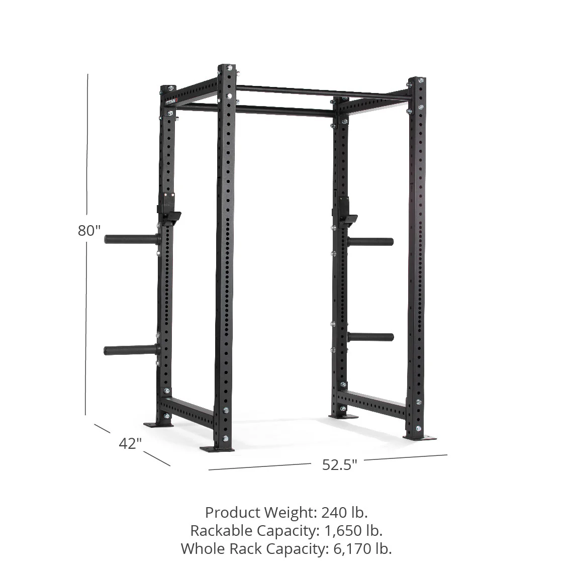 X-3 Series Bolt Down Power Rack 80" 36" - Image 50