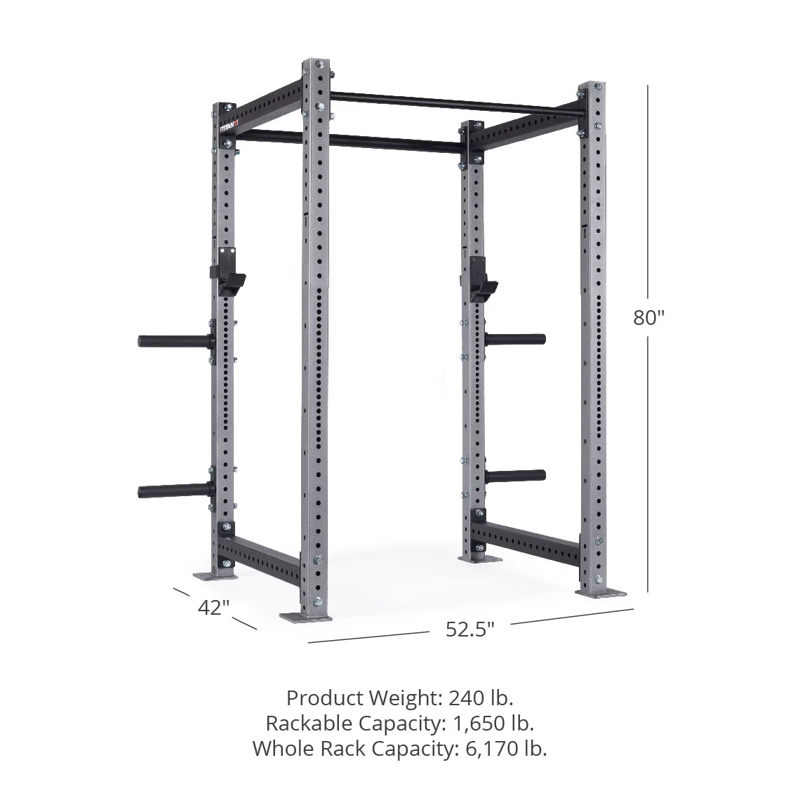 X-3 Series Bolt Down Power Rack 80" 36" - Image 82