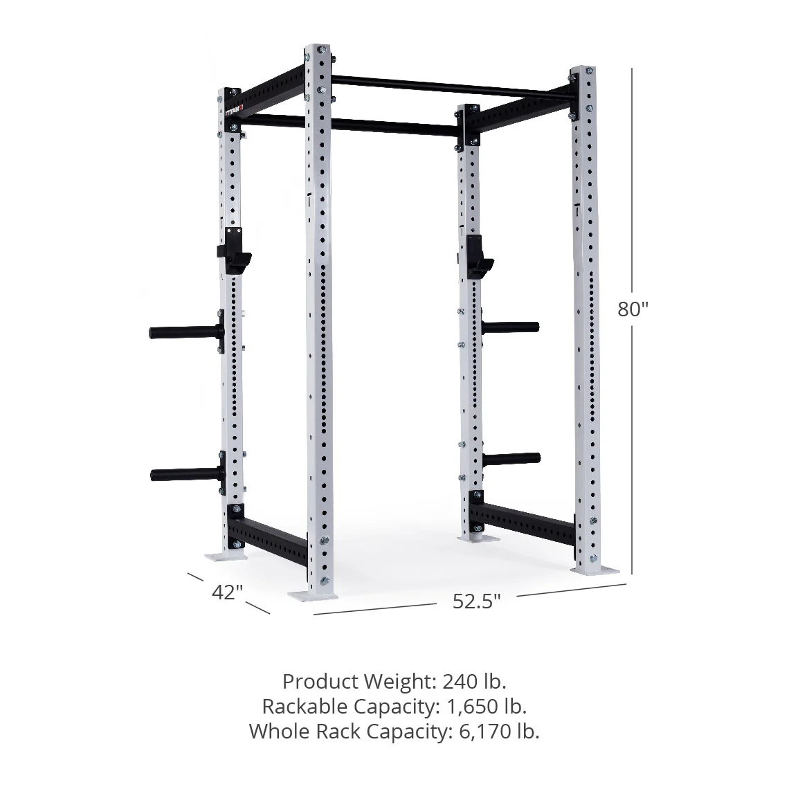 X-3 Series Bolt Down Power Rack 80" 36" - Image 90