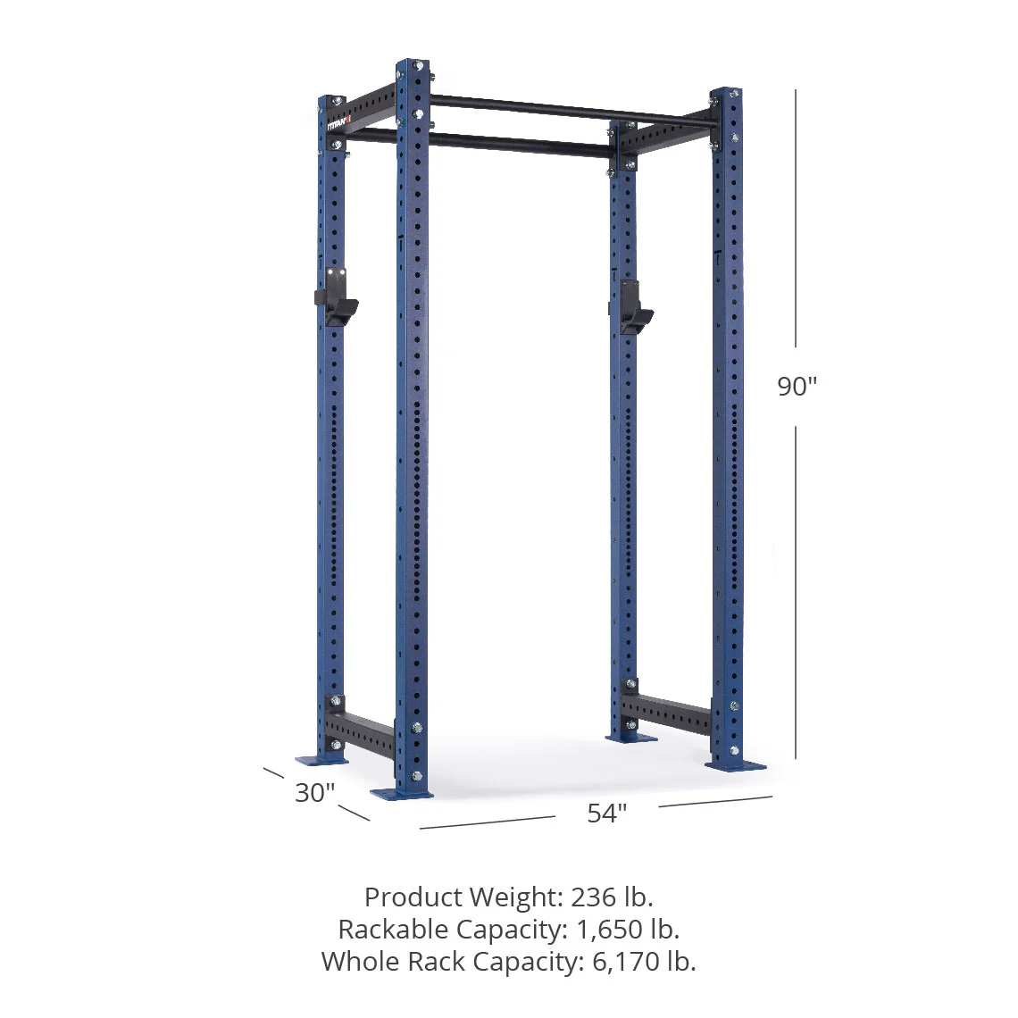 X-3 Series Bolt Down Power Rack 90" 24" - Image 14