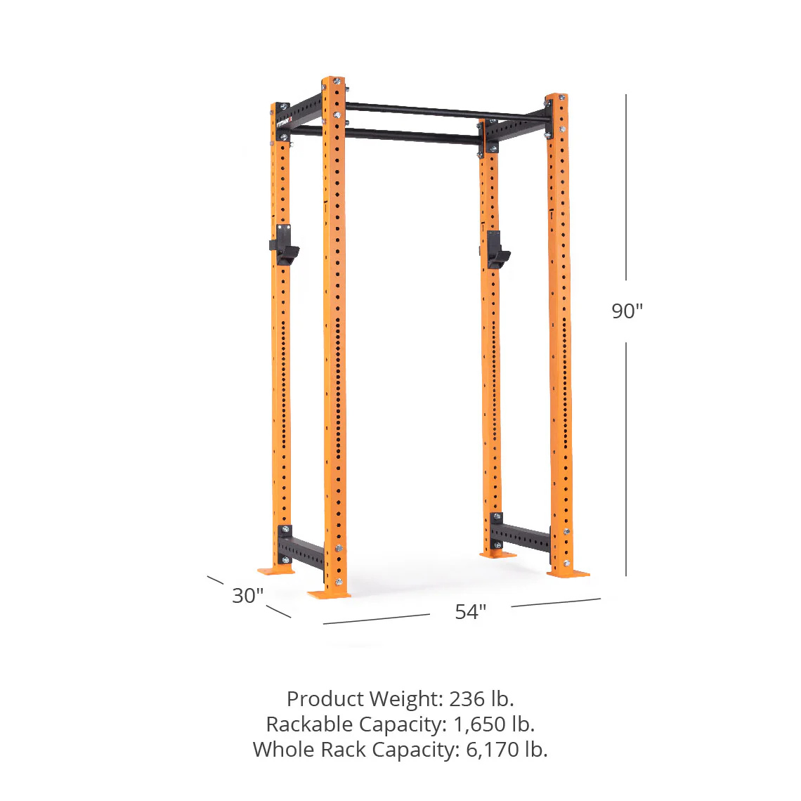 X-3 Series Bolt Down Power Rack 90" 24" - Image 21
