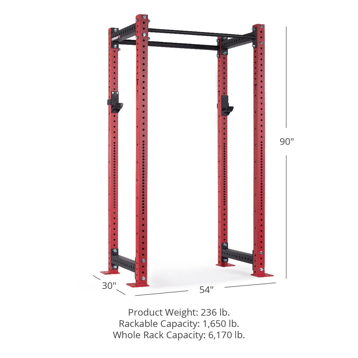 X-3 Series Bolt Down Power Rack 90" 24" - Image 28