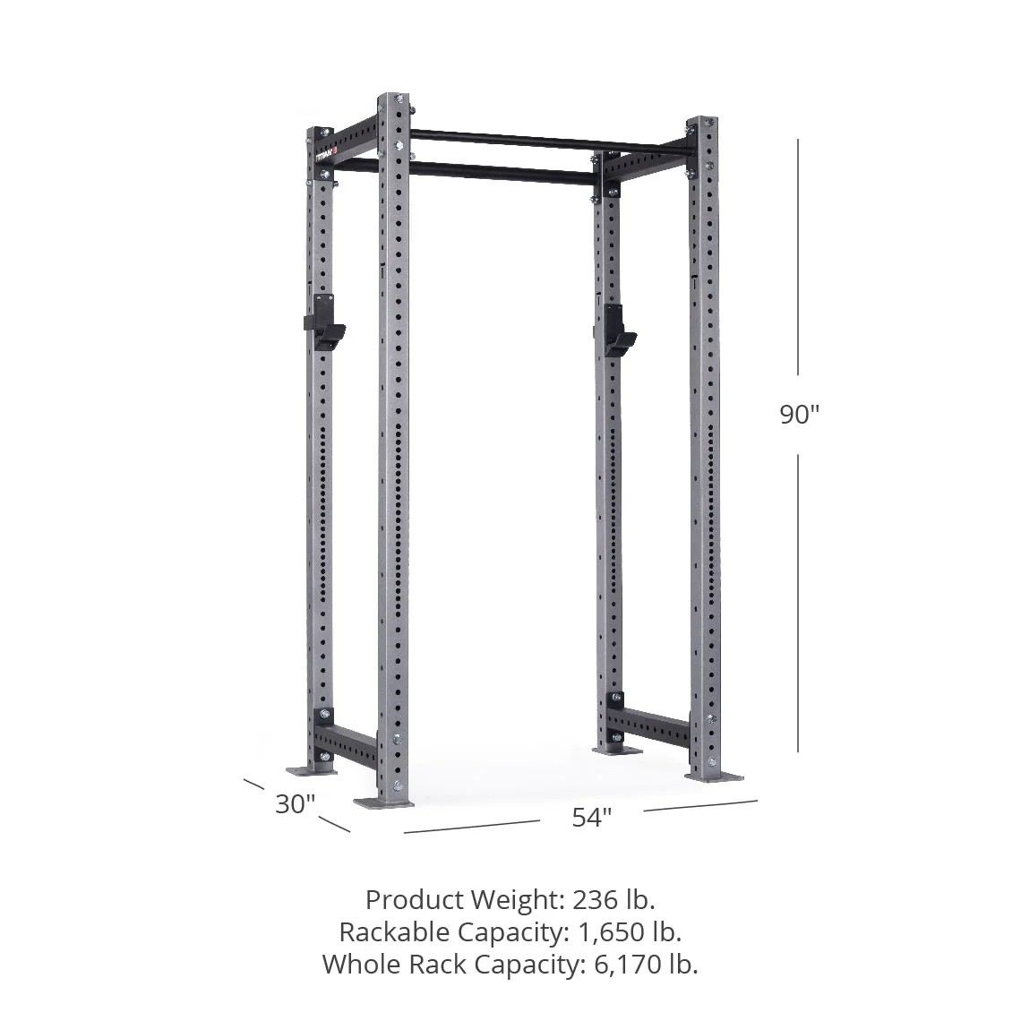X-3 Series Bolt Down Power Rack 90" 24" - Image 35