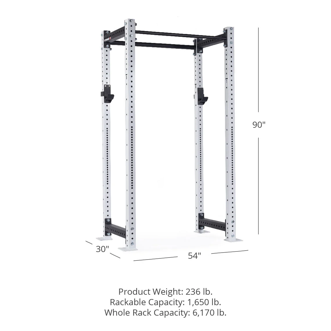 X-3 Series Bolt Down Power Rack 90" 24" - Image 42
