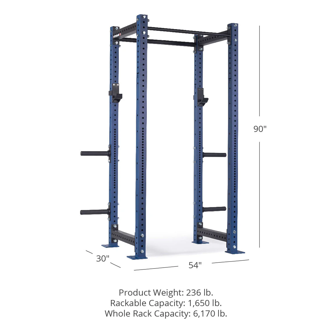 X-3 Series Bolt Down Power Rack 90" 24" - Image 58