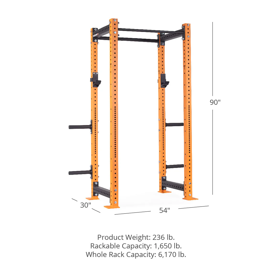 X-3 Series Bolt Down Power Rack 90" 24" - Image 66