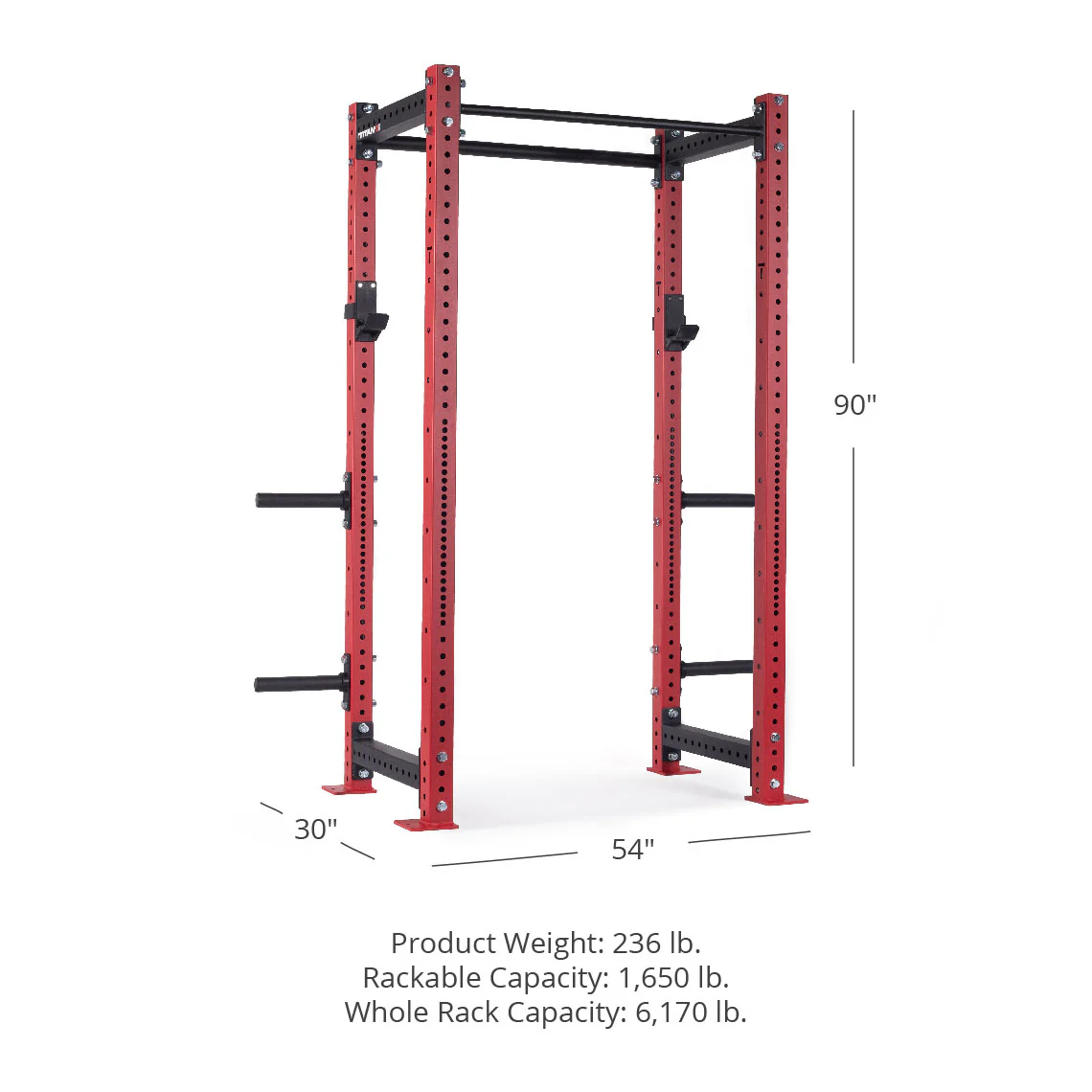 X-3 Series Bolt Down Power Rack 90" 24" - Image 74