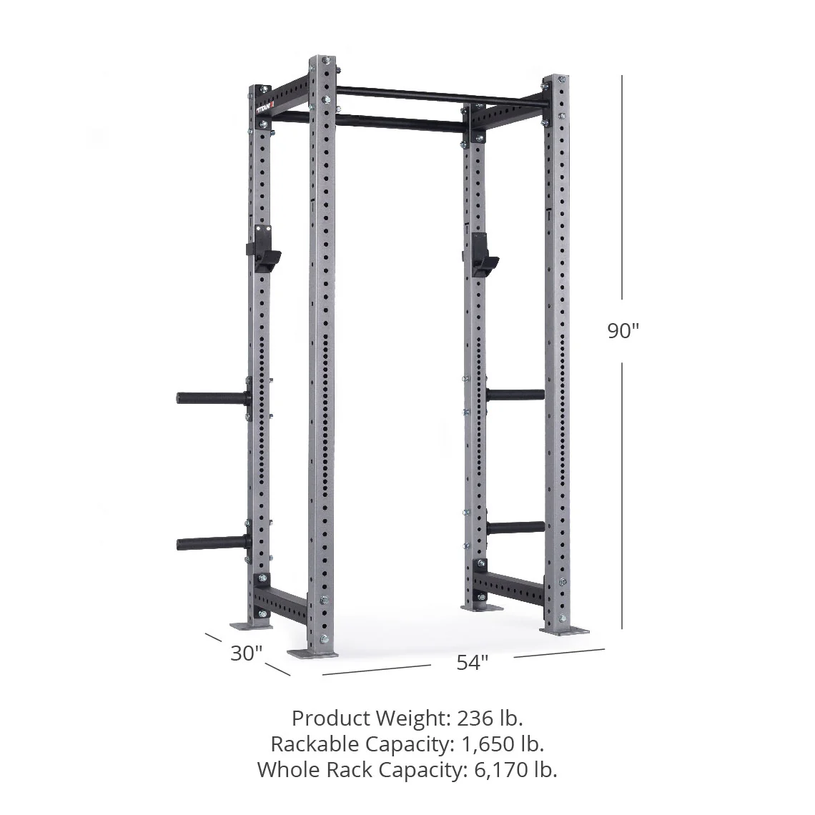 X-3 Series Bolt Down Power Rack 90" 24" - Image 82