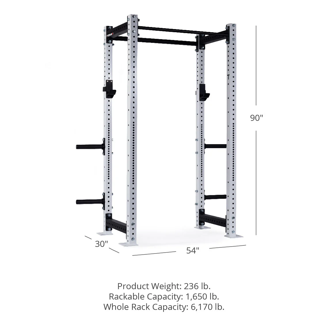 X-3 Series Bolt Down Power Rack 90" 24" - Image 90