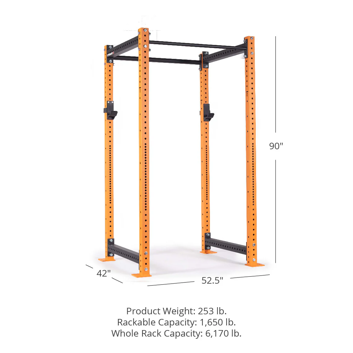 X-3 Series Bolt Down Power Rack 90" 36" - Image 21