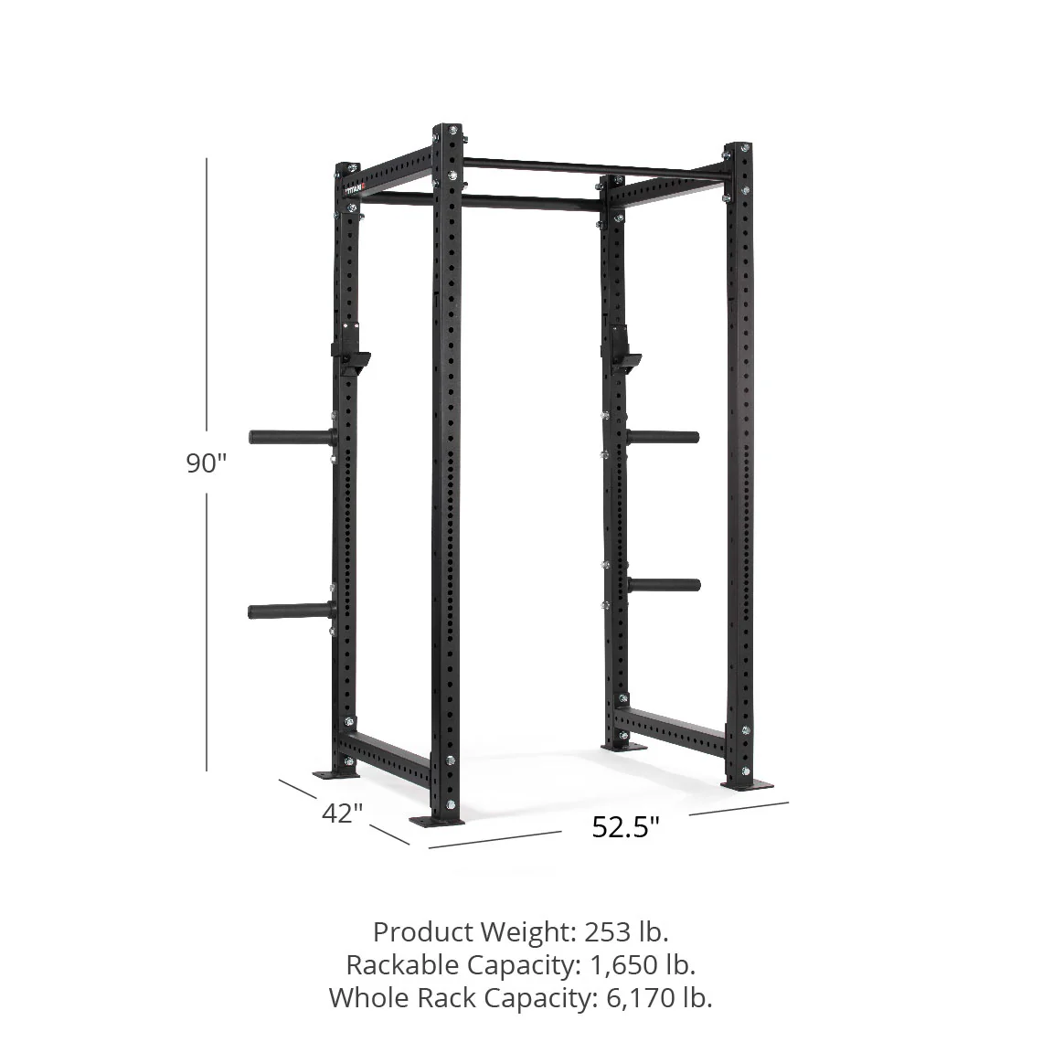 X-3 Series Bolt Down Power Rack 90" 36" - Image 50